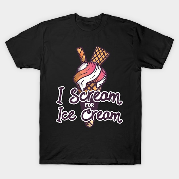 Ice Cream T-Shirt by EarlAdrian